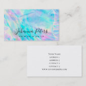 Carte De Visite couleurs pastel arrière - plan abstrait (Devant / Derrière)