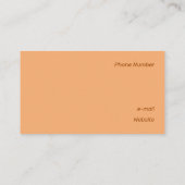 Carte De Visite Couleurs pastel modérées géométriques (Dos)