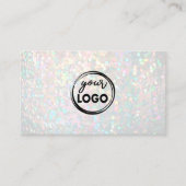 Carte De Visite ・ couleurs pastel simulé iridescente (Devant)