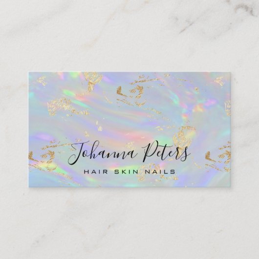 Carte De Visite couleurs pastel texture abstraite (Devant)