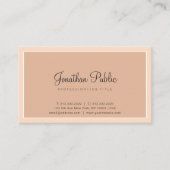 Carte De Visite Couleurs tendance Design élégant Moderne Professio (Devant)