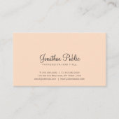 Carte De Visite Couleurs tendance Professionnel Design moderne élé (Devant)