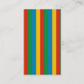 Carte De Visite Couleurs vives (Dos)