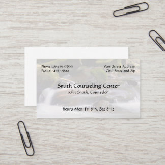 Carte De Visite Counselor Psychologist Mental Health Business Card