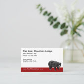 Carte De Visite Country Bear Hotel (Debout devant)