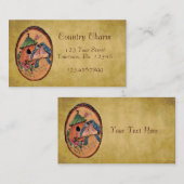 Carte de visite Country Bluebirds (Devant / Derrière)