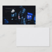 Carte De Visite Country Blues Musiciens Impression de l'ombre (Devant / Derrière)