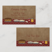 Carte de visite Country Desserts (Devant / Derrière)