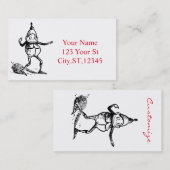 Carte De Visite Coup de coeur des vacances d'hiver Elf Gnome Thund (Devant / Derrière)