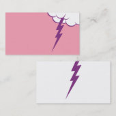 Carte De Visite Coup | Raspbermelon de nuage (Devant / Derrière)