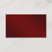 Carte De Visite Coupe-circuit de photographie - rouge (Dos)