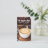 Carte De Visite Coupe de café | Haricots | Barista (Debout devant)