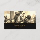 Carte De Visite Coupe de cheveux, Barbiers hommes (Devant)