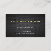 Carte De Visite Coupe d'herbe de soin de pelouse (Dos)