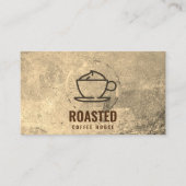 Carte De Visite Coupe du café | Fèves de café (Devant)