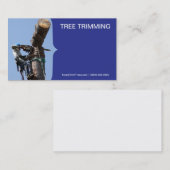 Carte De Visite Coupe d'un service d'arbre (Devant / Derrière)