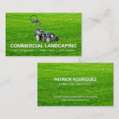 Carte De Visite Couper la pelouse | Machine à gazon (Devant / Derrière)