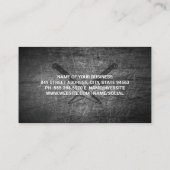 Carte De Visite Couper les steaks marbrés (Dos)