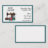 Carte De Visite Couper sur et couper la devis de la couture (Devant / Derrière)