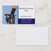 Carte De Visite Couper une arborescence - Service Arborescence (Devant / Derrière)