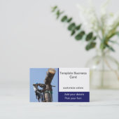 Carte De Visite Couper une arborescence - Service Arborescence (Debout devant)