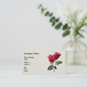 Carte De Visite Couple de roses (Debout devant)