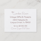 Carte De Visite Couple romantique avec l'Opéra de Paris (Dos)