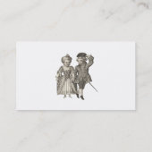 Carte De Visite Couples romantiques de Marie Antoinette Louis XVI (Dos)