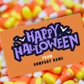 Carte De Visite Coupon d'Halloween ou d'orange