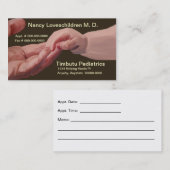 Carte De Visite Coups de main (Devant / Derrière)