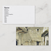 Carte De Visite Cour de la mosquée (Patio de la Mesquita), de ' (Devant / Derrière)