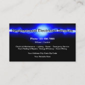 Carte De Visite Courant électrique cool (Devant)