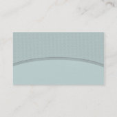 Carte De Visite Courbe bleue en pastel (Dos)