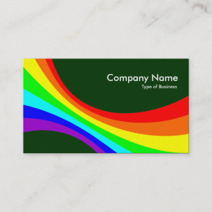 Carte De Visite Courbe de spectre - Vert foncé 003300