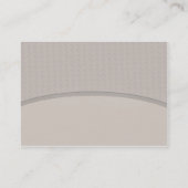 Carte De Visite Courbe grise pâle (Dos)