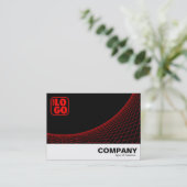 Carte De Visite Courbe pieds - Rouge (Debout devant)