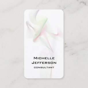 Carte De Visite Courbes Abstraites verticales Style moderne tendan