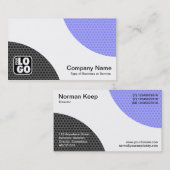 Carte De Visite Courbes alternatives - Spot texturé (Devant / Derrière)