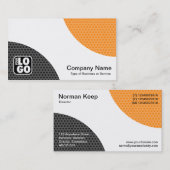 Carte De Visite Courbes alternatives - Spot texturé (Devant / Derrière)