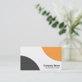 Carte De Visite Courbes alternatives - Texturées (Debout devant)
