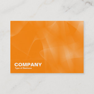 Carte De Visite Courbes II orange