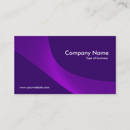 Carte De Visite Courbes - Nuances de pourpre (Devant)