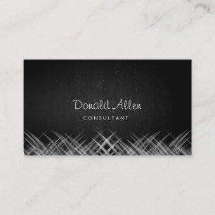 Carte De Visite Courbes professionnelles Ardoise rétro