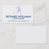 Carte De Visite Coureur (Devant / Derrière)