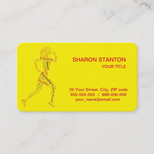 Carte De Visite Coureur (Devant)