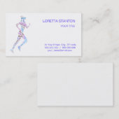 Carte De Visite Coureur (Devant / Derrière)