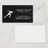 Carte De Visite Coureur | Condition physique (Devant / Derrière)