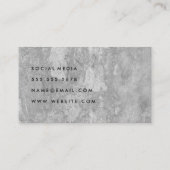 Carte De Visite Coureur Minimaliste (Dos)