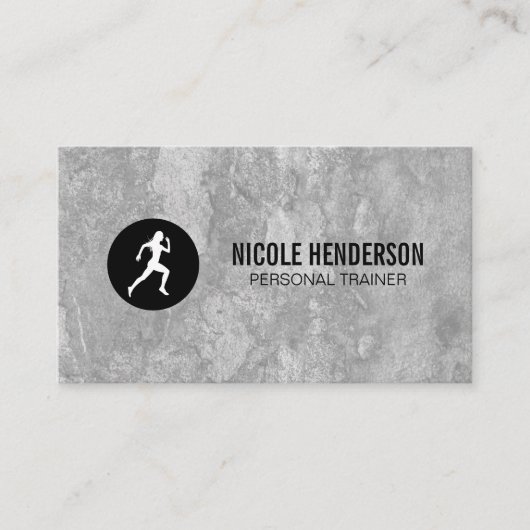 Carte De Visite Coureur Minimaliste (Devant)
