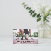 Carte De Visite Coureur sur la piste (Debout devant)